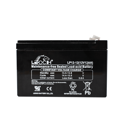 แบตเตอรี่แห้ง LEOCH LP12-12 (12V 12AH) สำหรับเครื่องสำรองไฟฟ้า UPS_3